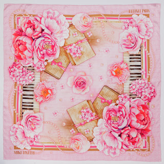 Love Notes + Blooms Silk Twill 90