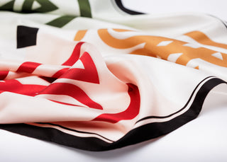 Monogram Colorblock Silk Twill 90